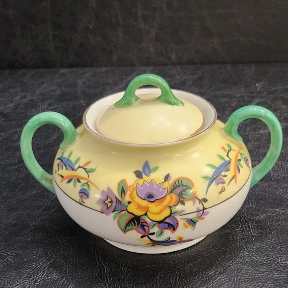 Rare Find Porcelain Moschendorf Factory Bavarian Germany Art Deco Creamer and Su - Picture 4 of 9